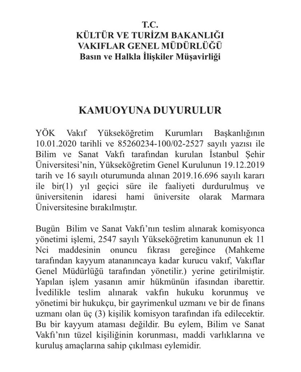 vakiflar-genel-mudurlugunden-bilim-sanat-vakfi-aciklamasi-bu-bir-kayyum-atamasi-degildir-1579639358735.jpeg Vakıflar Genel Müdürlüğünden Bilim ve Sanat Vakfı açıklaması: Bu bir kayyum ataması değildir-1