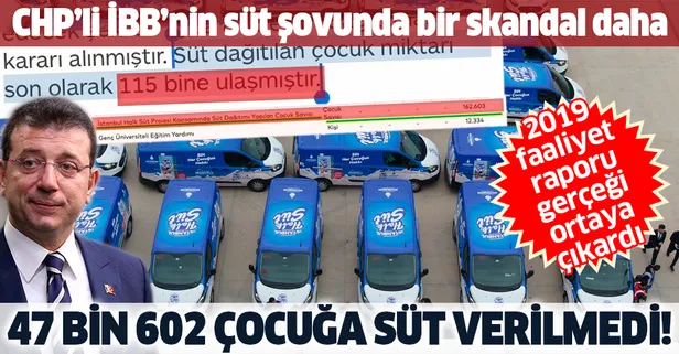 CHP'li İBB'den çelişkili süt dağıtım açıklaması: 47 bin 602 çocuğa süt verilmedi mi?