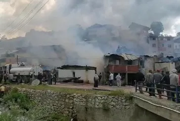 Erzurum’da korkutan yangın!