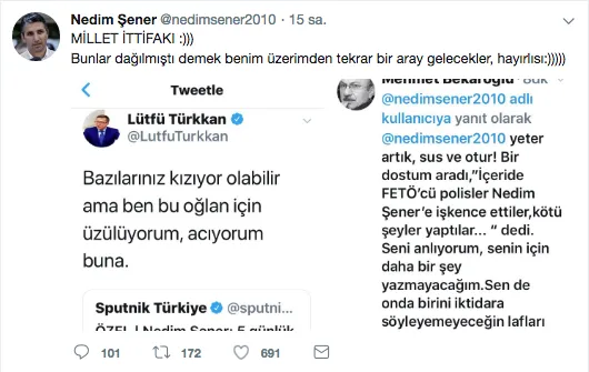 Aynı koğuşta yatan Nedim Şener ile Ahmet Şık birbirine girdi!-4