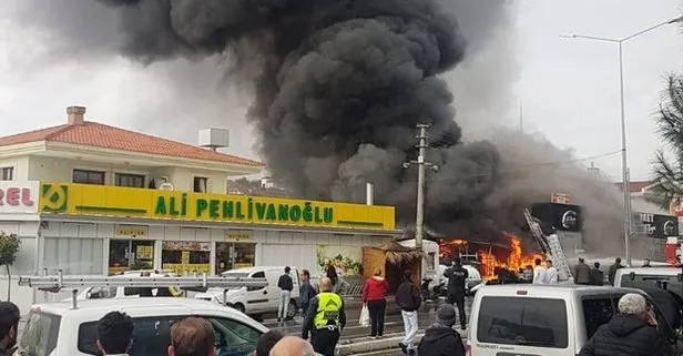 İzmir’de son dakika... Çeşme’de korkutan yangın!