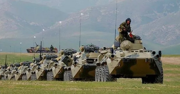 Tacikistan’daki Rus askeri üssünde tatbikat