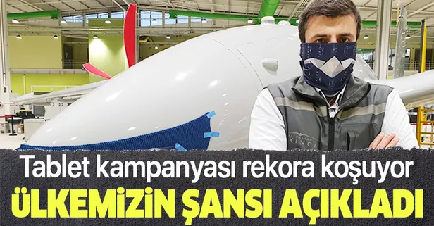 Selçuk Bayraktar'ın başlattığı kampanya rekora koşuyor: Tablet sayısı 81 bine ulaştı