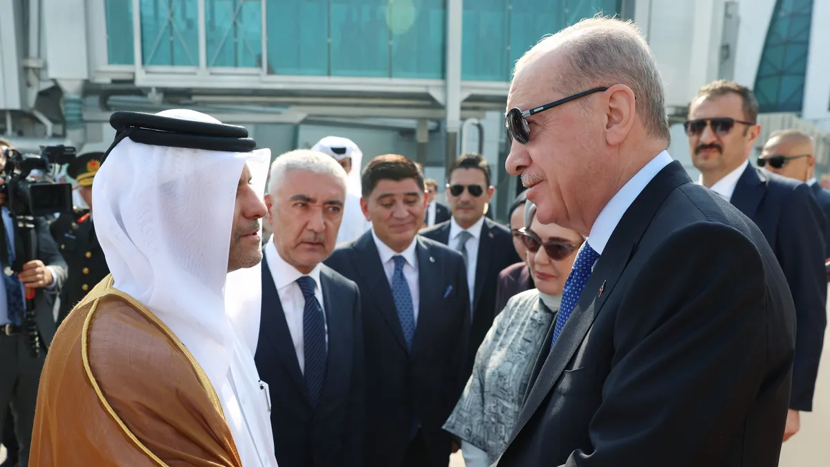 Başkan Erdoğan Katar'da