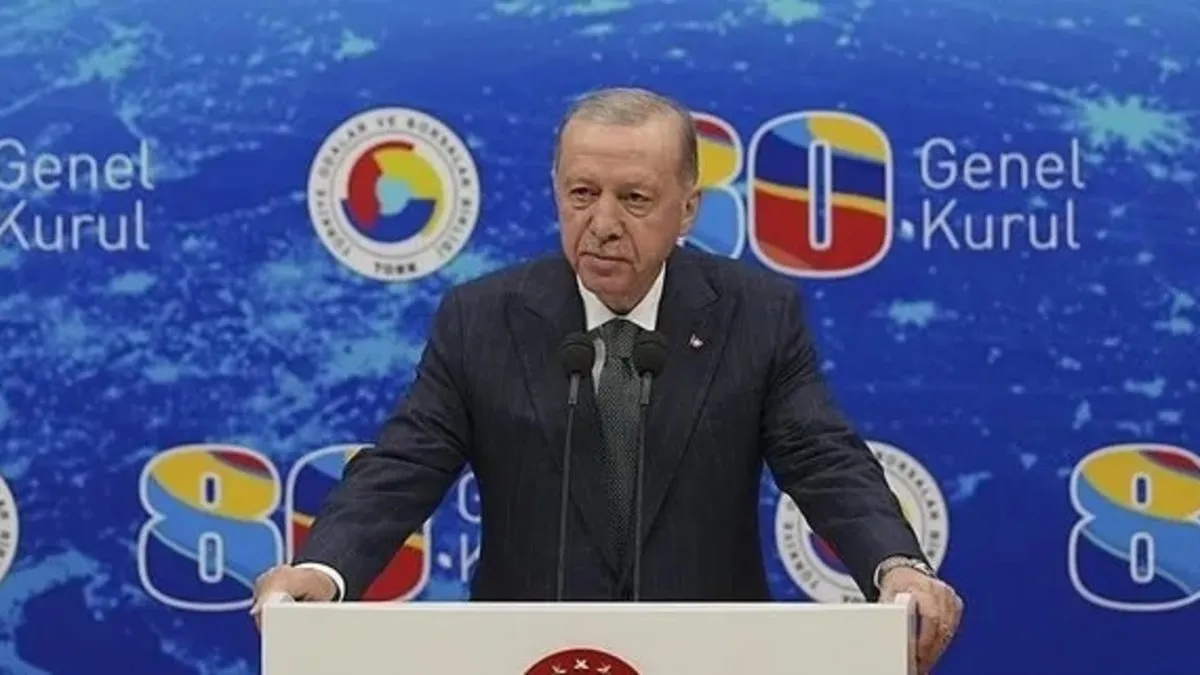 Başkan Erdoğan'dan TOBB Genel Kurulu'nda önemli açıklamalar! TOGG vurgusu... 