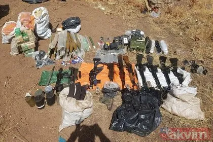 Terör örgütü PKK’ya ’pençe’ darbesi! Çok sayıda silah ve mühimmat ele geçirildi