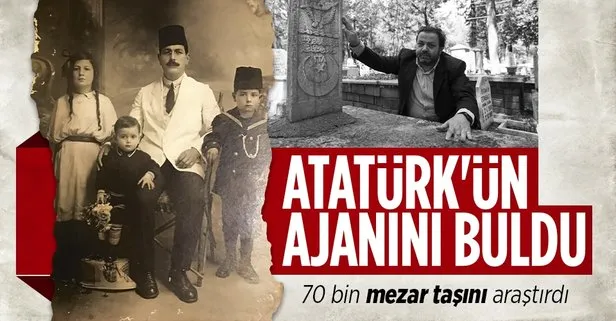 70 bin mezar taşını inceledi! Atatürk’ün istihbaratçısına ve şehit pilota ulaştı