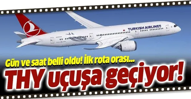 Thy Ilk Ucusunu 1 Haziran Da Istanbul Dan Ankara Ya Yapacak Takvim