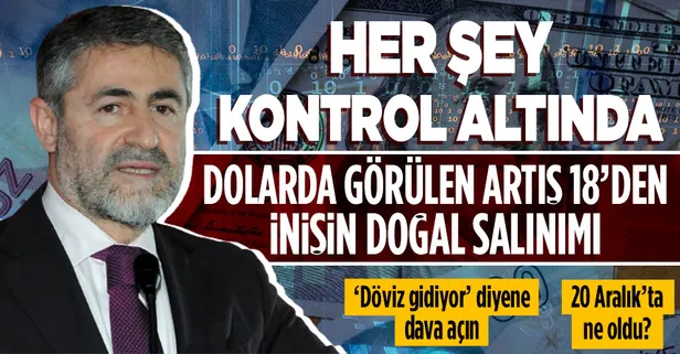 Hazine ve Maliye Bakanı Nureddin Nebati dolardaki hareketliliği değerlendirdi: Her şey kontrol altında
