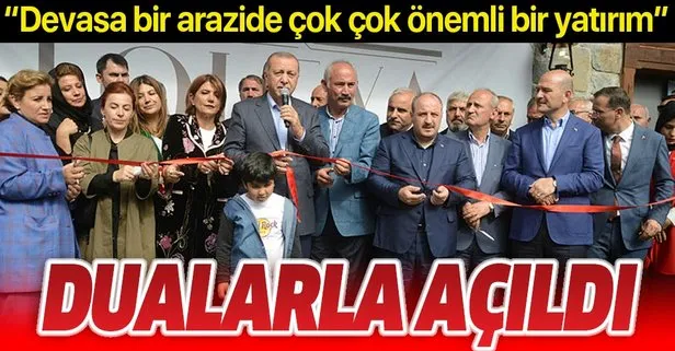 Başkan Erdoğan’dan Trabzon’da açıkladı: Turizmde bu yıl patlama yaşadık