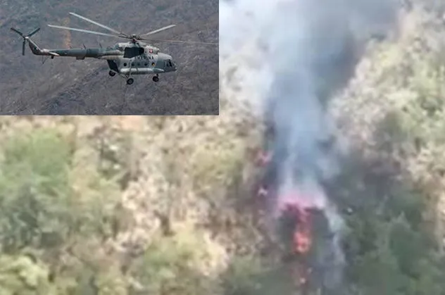 Meksika’da askeri helikopter düştü: 6 ölü