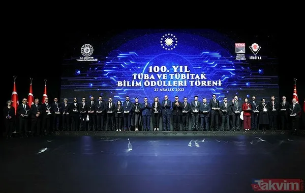 TÜBİTAK ve TÜBA Bilim Ödülleri sahiplerini buldu! 100.yılda Başkan Recep Tayyip Erdoğan takdim etti - 6