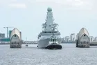 HMS Diamond'a Kral Charles'ı koruma görevi