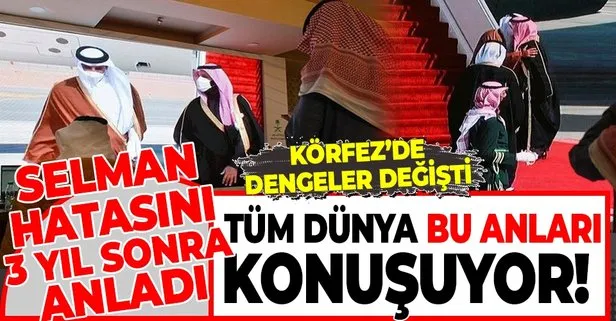 Körfez ülkelerinin 3 yıldır Katar’a uyguladığı ambargo resmen kaldırıldı! Muhammed bin Selman ve Şeyh Temim Al Sani...