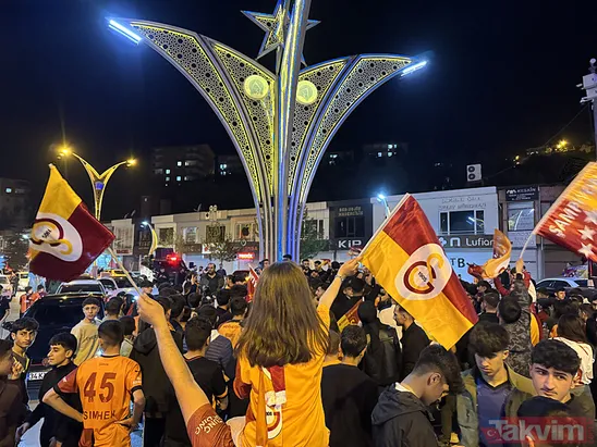 Galatasaray’ın şampiyonluğu sonrası Türkiye sarı kırmızıya boyandı