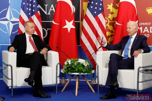 Madrid'de Türkiye - ABD zirvesi! Başkan Recep Tayyip Erdoğan, ABD Başkanı Joe Biden ile bir araya geldi - 19