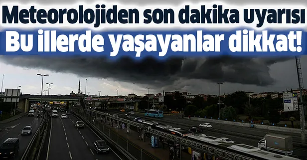 Hava durumu | Meteorolojiden son dakika kuvvetli yağış ve rüzgar uyarısı! 6 Nisan 2020 hava durumu-1