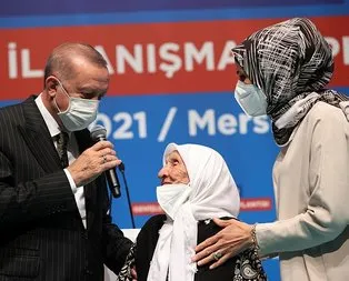 107 yaşındaki Çam’dan Erdoğan’a duygulandıran sözler