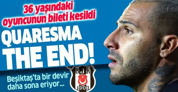 Beşiktaş’ta Ricardo Quaresma ile yolların ayrılmasına karar verildi