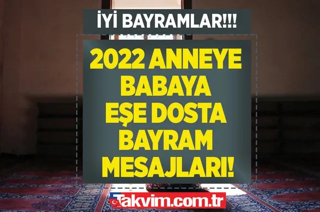 🎉Anneye, babaya, eşe, dosta, sevgiliye bayram mesajları 2022! En güzel, anlamlı, dualı, hadisli Ramazan Şeker Bayramı mesajları sözleri!