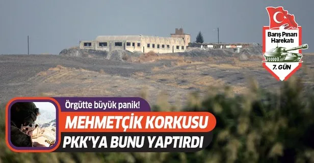 Terör örgütü YPG/PKK’da panik! Yeni mevzi kurdular