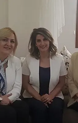 Ülkü İnce, Başak Demirtaş’ı evinde ziyaret etti