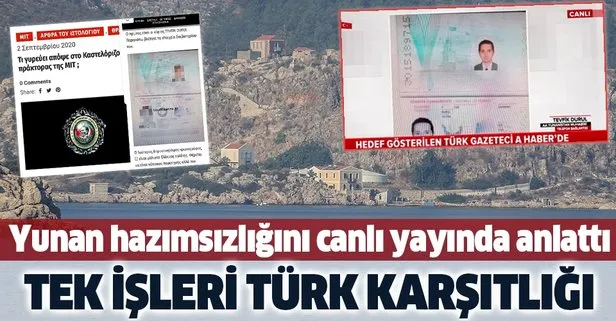 Yunan haber siteleri tarafından hedef gösterilen Türk gazeteci A Haber’e konuştu: Hukuki yollara başvuracağız