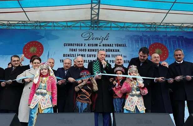 Başkan Erdoğan'dan Denizli'deki toplu açılış töreninde önemli açıklamalar | 18 milyar lira değerindeki 232 tesis hizmete girdi-11