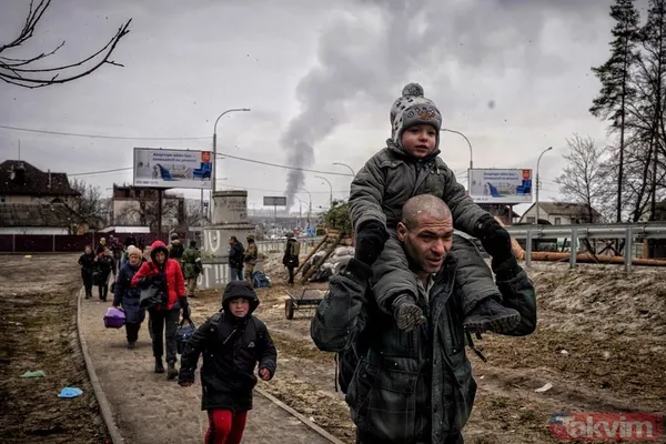 Rusya Ukrayna savaşında 13. gün! Savaştan çarpıcı kareler - 16