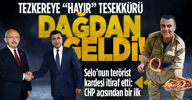 Tezkereye hayır diyen Kemal Kılıçdaroğlu’na bir teşekkür de Selo’nun terörist kardeşi Nurettin Demirtaş’tan: CHP açısından bir ilkti