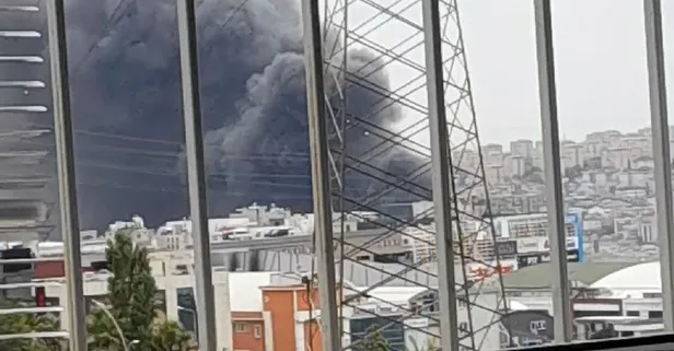 Son dakika: Beylikdüzü'nde sanayi sitesinde yangın