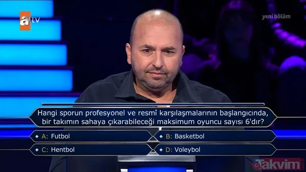 Kenan İmirzalıoğlu'nun sunduğu Kim Milyoner Olmak İster'de geceye damga vuran yarışmacı! Son kararım demedi yarışmaya veda etti - 41