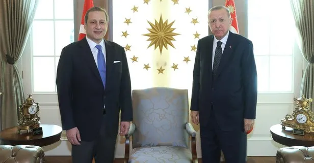 Erdoğan, Burak Elmas’ı kabul etti