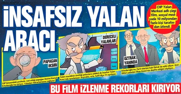 İnsafsız yalan aracı