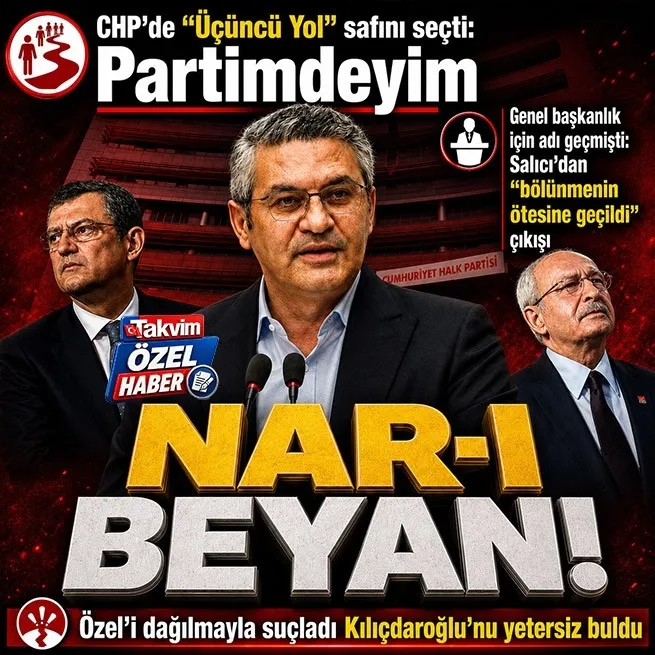 CHP’de Üçüncü Yol safını seçti: Oğuz Kaan Salıcı partide kaldı