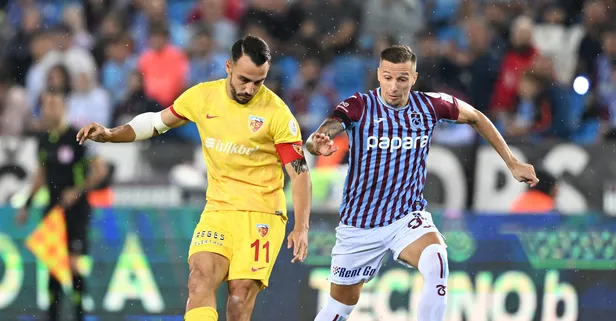 Fırtına geri döndü! Trabzonspor Kayserispor ile 2-2 berabere kaldı