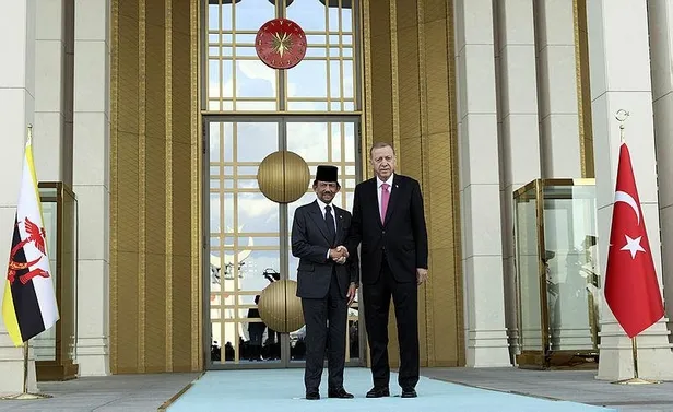 Başkan Erdoğan'dan Brunei Darüsselam Sultanı ile ortak basın toplantısında önemli açıklamalar-15