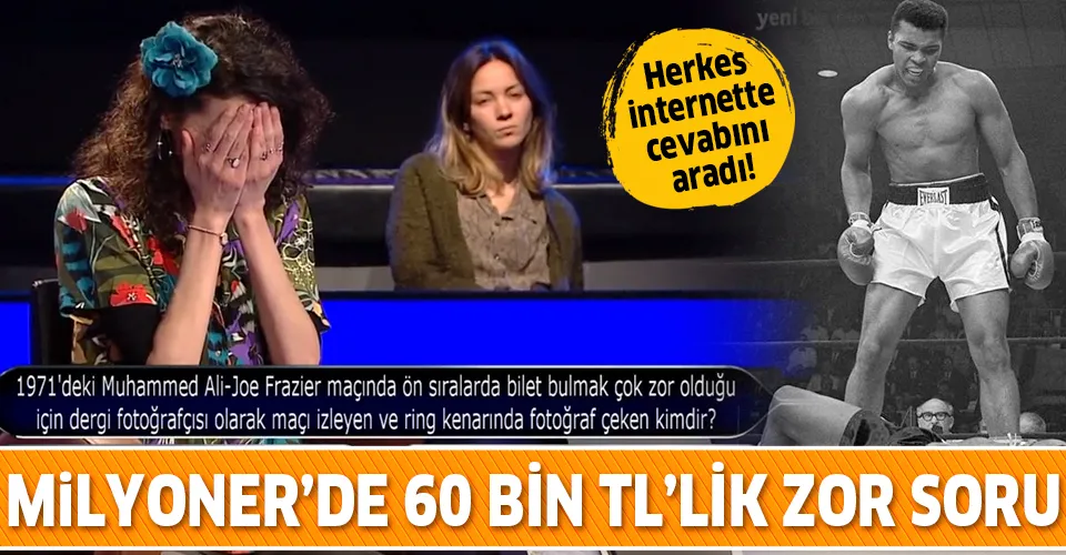 Kim Milyoner Olmak İster'de izleyenleri şoke eden Muhammed Ali sorusu: 1971'deki maçında fotoğraf çeken kimdir?