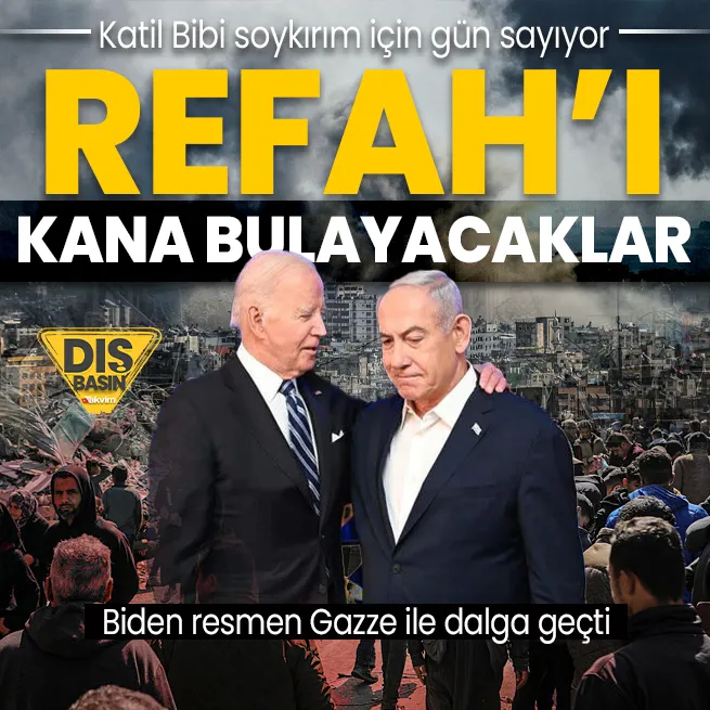 Katil Netanyahu kanlı Refah planı için gün sayıyor: Ramazan’da soykırım yapacağını dünyanın gözü önünde ilan etti! Ateşkes vaatleri boşa düşen Biden resmen Gazze ile dalga geçti