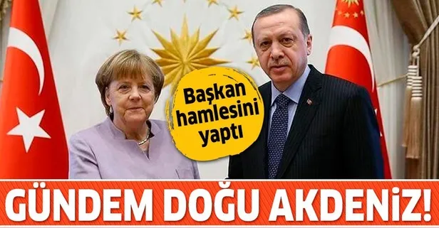 Son dakika: Başkan Erdoğan Almanya Başbakanı Angela Merkel ile görüştü