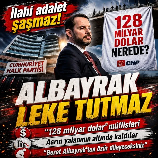 İlahi adalet şaşmaz! CHP ve 128 milyar dolar müflisleri asrın yalanının altında kaldı: Berat Albayraka özür borçlular