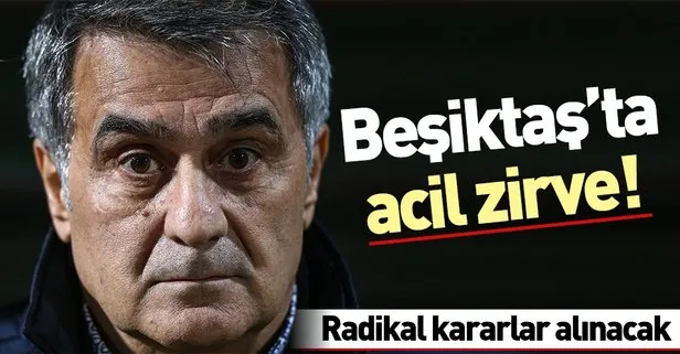 Beşiktaş’ta acil zirve!