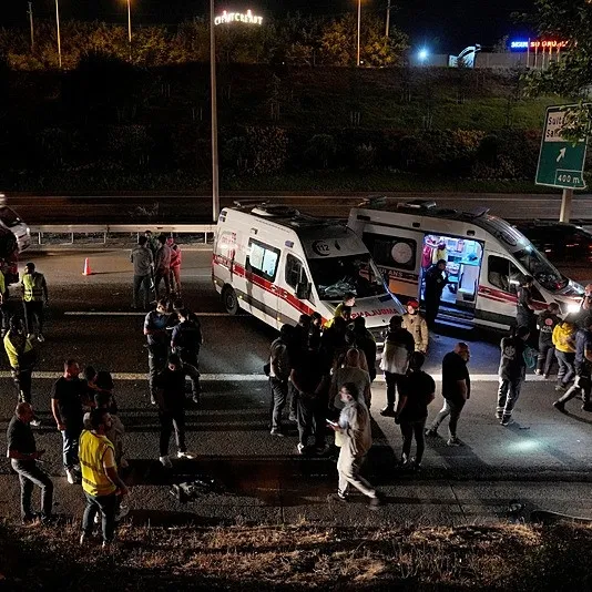 TEM’de korkutan kaza