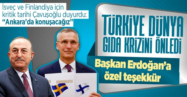 İstanbul'da NATO zirvesi! Bakan Çavuşoğlu ve Stoltenberg'den önemli açıklamalar