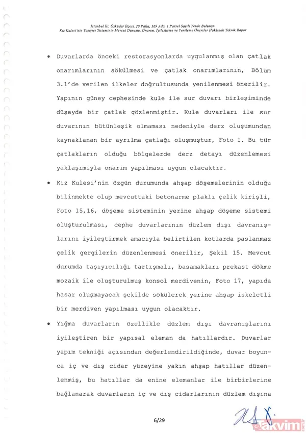 SON DAKİKA: Kız Kulesi yıkıldı mı? Kültür Varlıkları ve Müzeler Genel Müdürlüğü'nden flaş açıklama - 12