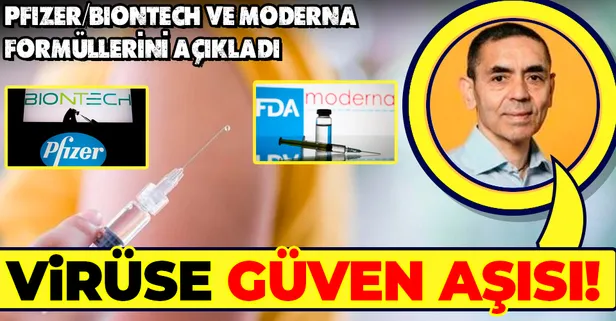 Virüse güven aşısı: Pfizer/BioNTech ve Moderna koronavirüs aşılarının formülünü açıkladı