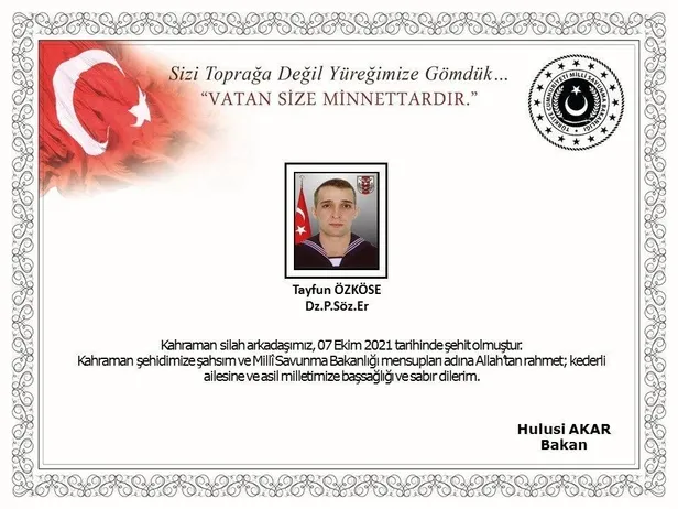 Acı haberi MSB duyurdu: Fırat Kalkanı bölgesinde 1 asker şehit oldu-2
