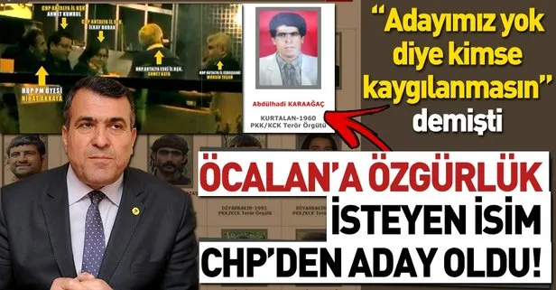 CHP’nin Antalya meclis üyesi adayı Abdülbaki Karaağaç ’Öcalan’a özgürlük’ istemiş