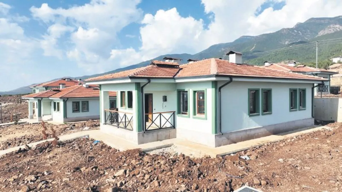 30 bin köy evi teslim ediliyor