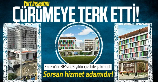 İBB öğrenci yurdu inşaatını çürümeye terk etti! Bağcılar Belediyesi Başkanı Lokman Çağırıcı: Devretsinler 6 ayda bitiririm